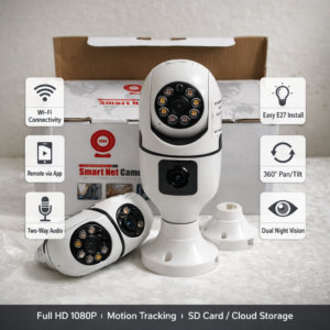 Bulb 1080P Double Lens Wifi Camera