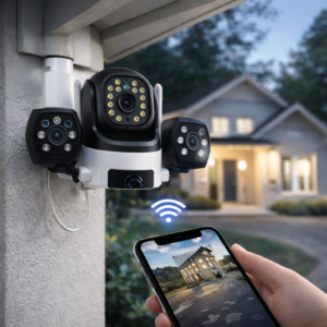 Outdoor Triple Lens 4G Camera